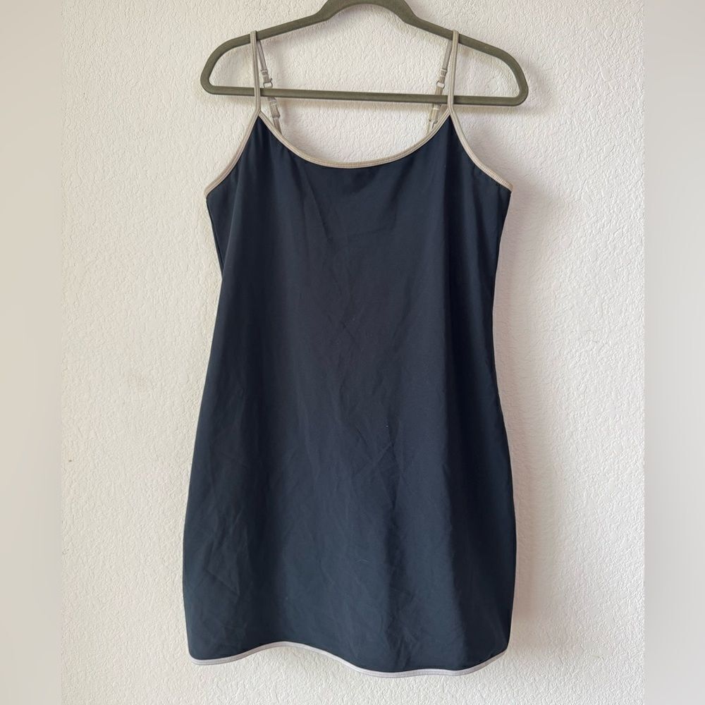 Abercrombie&Fitch Traveler Mini Tennis Dress Skort LP Charcoal Athletic Y2K